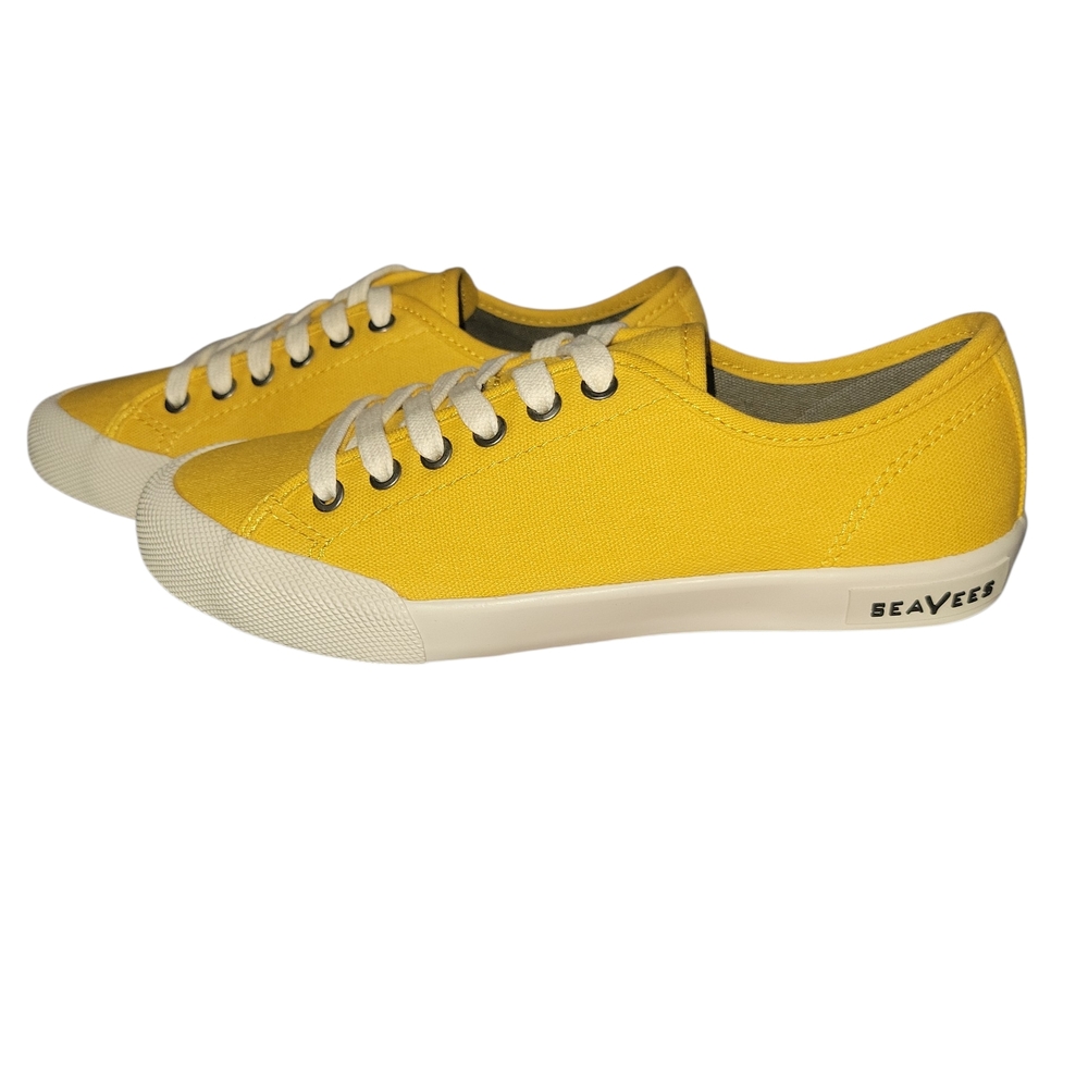 SeaVees Yellow Canvas Sneakers